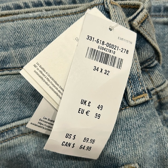 Hollister Light Blue Loose Fit Jeans - Picture 6 of 7